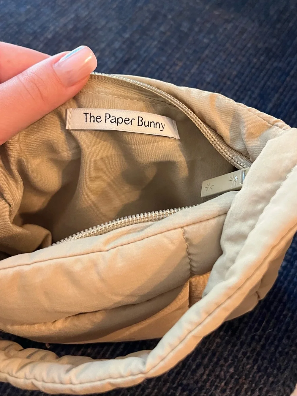 The Paper Bunny - Mini Puffer Swing Bag - Hazel